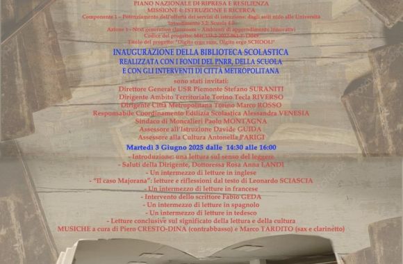 Inaugurazione Biblioteca Scolastica